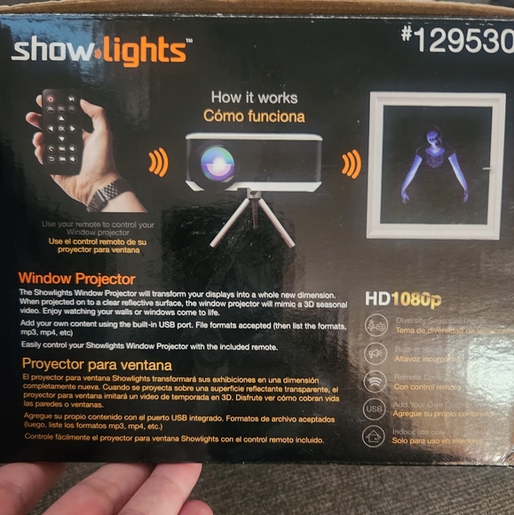 Nib Show Lights Window Projector 10 Amazing Shows - Picture 5 of 10